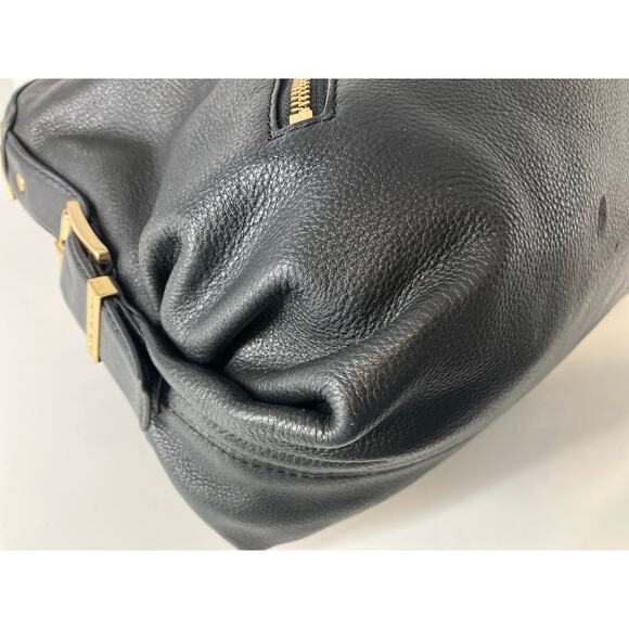 MICHAEL KORS, LARGE BLACK PEBBLED LEATHER WOMENS HADNBAG - Picture 9 of 16